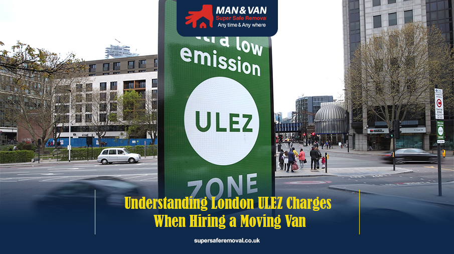 ULEZ charges moving van London