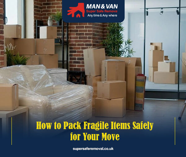 Pack fragile items for moving