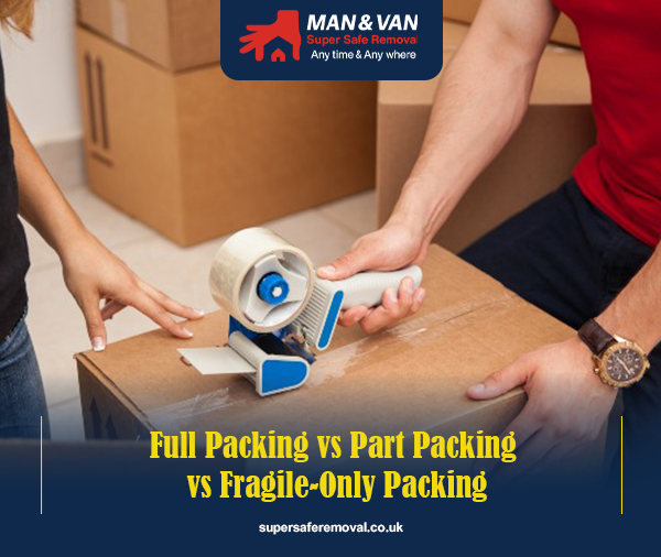 Full Packing vs Part Packing vs Fragile Only Packing