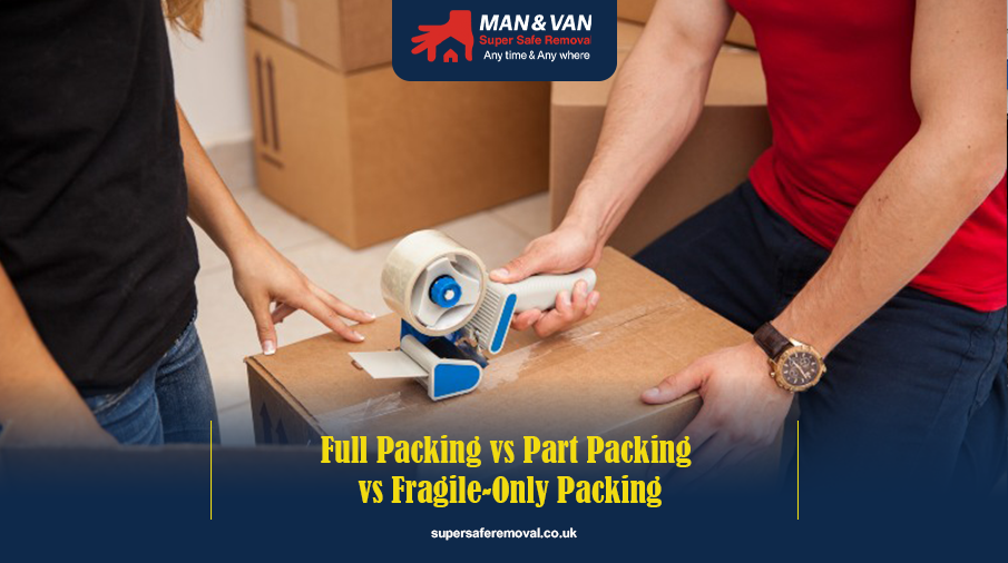 Full Packing vs Part Packing vs Fragile Only Packing