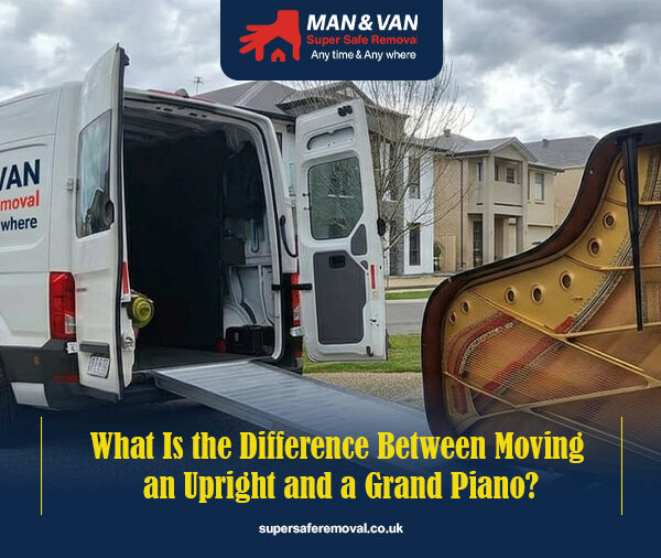 Upright and grand piano moving